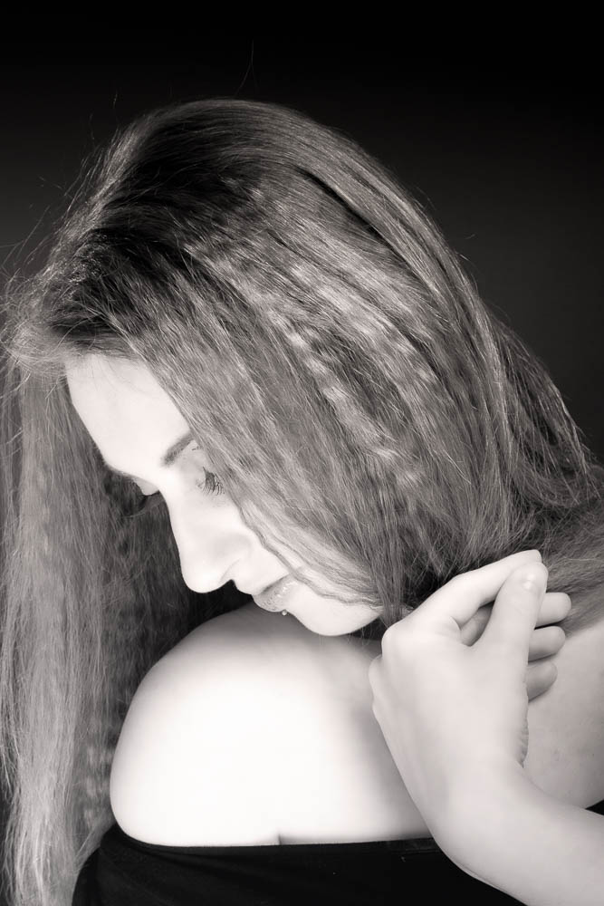 Shy girl
